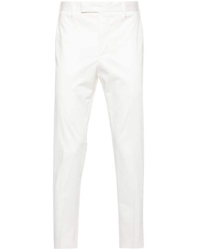 PT Torino Pantalones chinos Dieci slim - Blanco