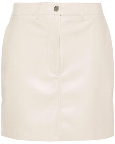 Nanushka Miray Mini Skirt - Natural