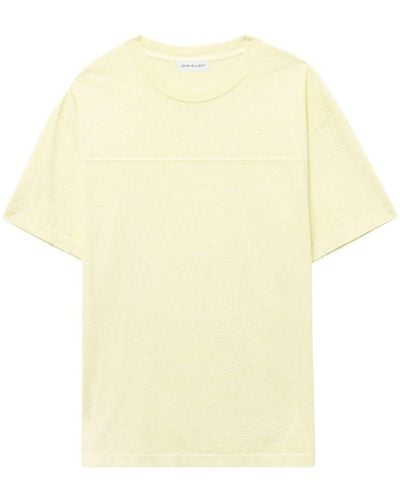 John Elliott Camiseta con efecto melange - Amarillo