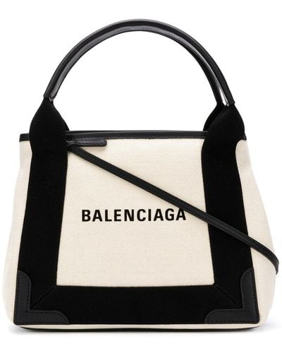 Balenciaga ネイビー カバ ハンドバッグ Xs - ブラック