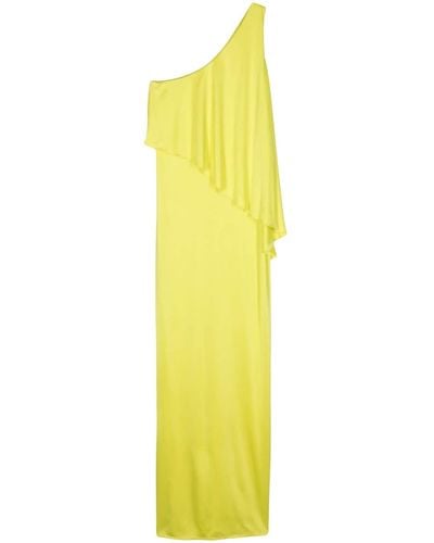 Patrizia Pepe One-shoulder Dress - Yellow