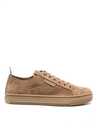 Gianvito Rossi Suede Low-top Trainers - Brown