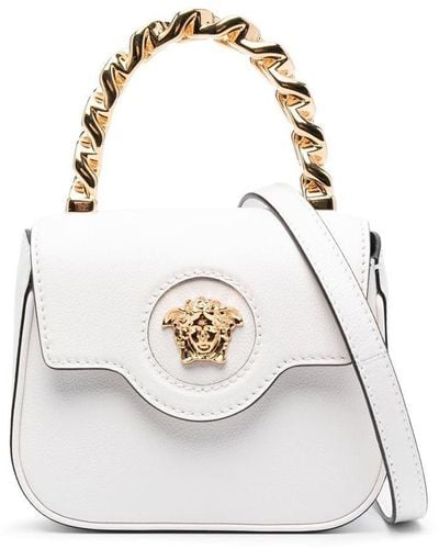 Versace La Medusa Mini Bag - White