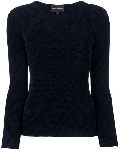 Emporio Armani Crewneck Sweater - Blue