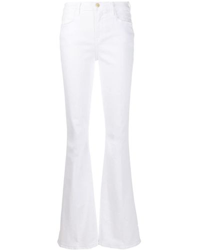 FRAME Ausgestellte Jeans - Weiß