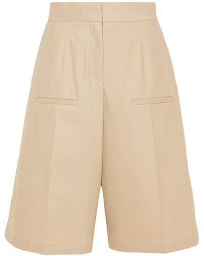 Loewe Pantalones cortos de vestir de sarga - Neutro