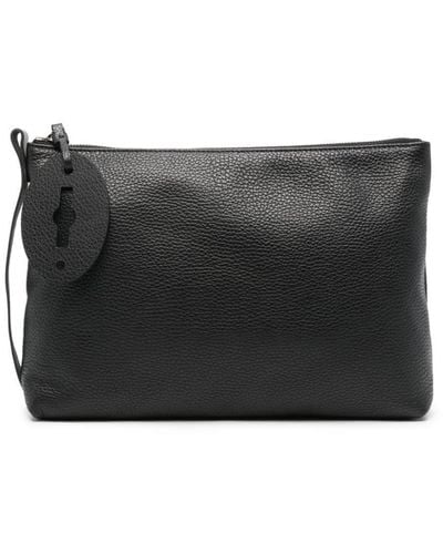 Zanellato Tuka Leather Clutch Bag - Black