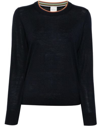 Paul Smith Signature Stripe Wool Sweater - Black