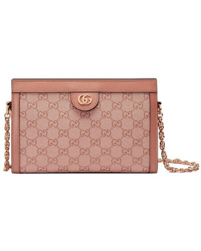 Gucci Small Ophidia Shoulder Bag - Pink