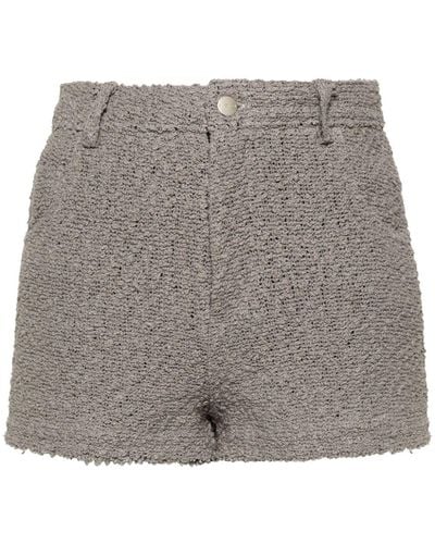IRO Daphna Cotton Blend Shorts - Grey