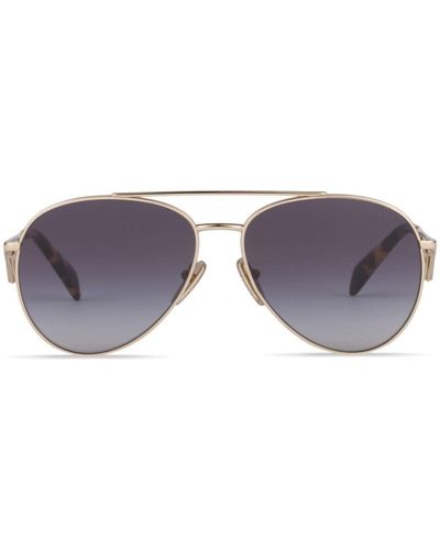 Prada Symbole Pilot-frame Sunglasses - Purple
