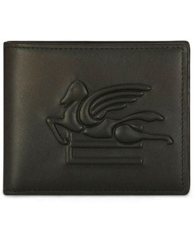 Etro Pegaso 財布 - ブラック
