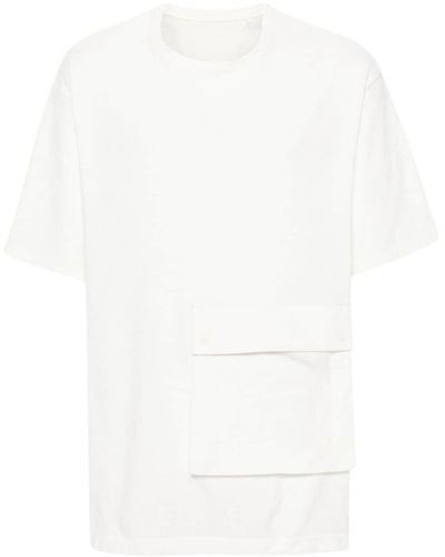 Y-3 T-Shirt aus Kreppjersey - Weiß