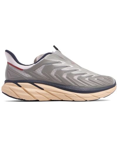 Hoka One One Project Clifton Running Sneakers - Gray