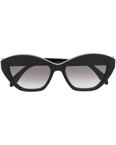 Alexander McQueen Cat Eye Sunglasses - Black