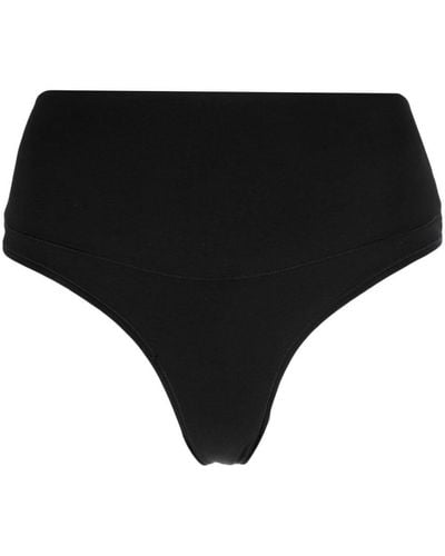 Spanx Control High-waist Thong - Black