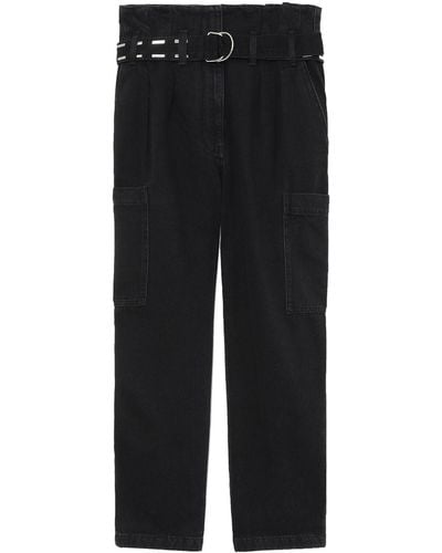 IRO Malti High-rise Tapered Jeans - Black