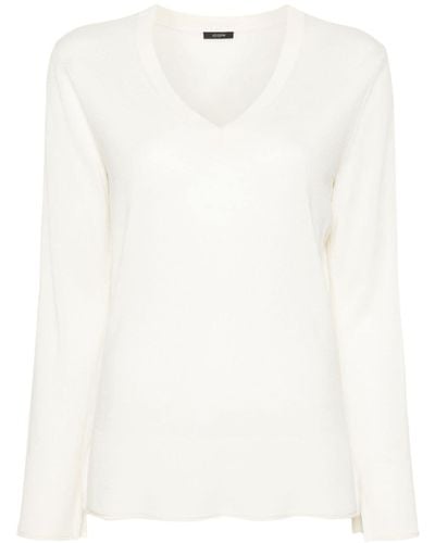 JOSEPH Long-sleeve Sweater - White