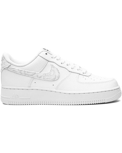 Nike Air Force 1 Low White Paisley Sneakers - Weiß