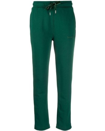 Tommy Hilfiger Logo-embroidery Cotton Sweatpants - Green