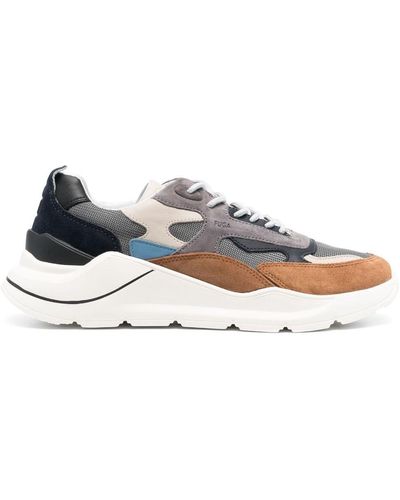 Date Fuga Panelled-design Trainers - Brown