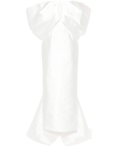 Solace London Delphina Off-shoulder Maxi Dress - White