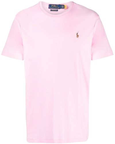 Polo Ralph Lauren T-shirt à logo imprimé - Rose