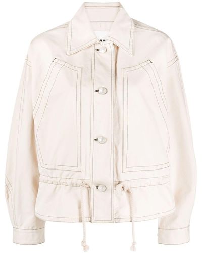 Isabel Marant Delly Cotton Jacket - Natural
