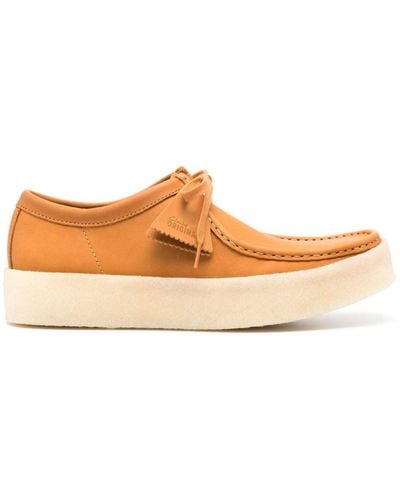 Clarks Wallabee Cup ローファー - オレンジ