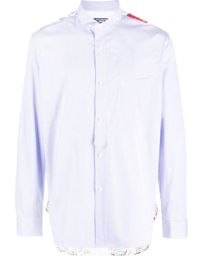 Chemise Homme JUNYA WATANABE COMME Des GARCONS - Taille L, Rayée Patchwork - Occasion Très Bon état