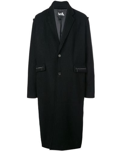 Haculla Dracula Single-breasted Coat - Black