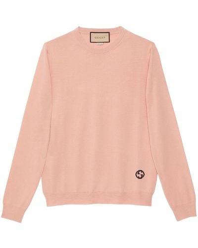 Gucci インターロッキングg セーター - ピンク