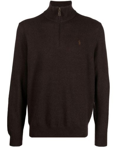 Polo Ralph Lauren High-neck Wool Sweater - Black