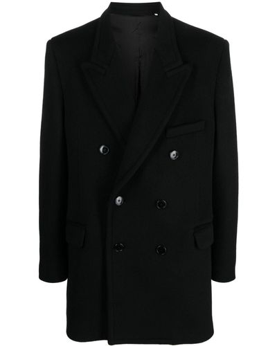 Isabel Marant Black Virgin Wool Blend Coat