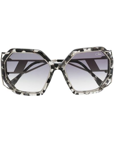 Cazal 8505 Geometric-frame Sunglasses - Grey