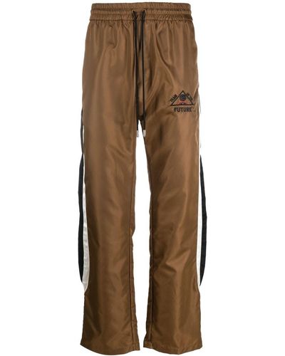 Just Don Side-stripe Track-pants - Brown