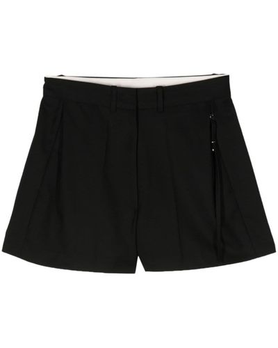 Low Classic Low-waist Tailored Shorts - Black