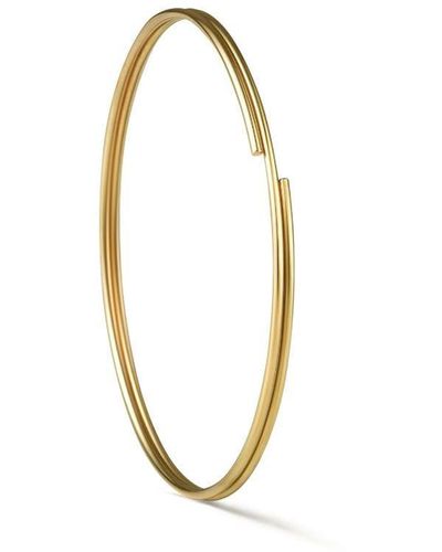 Shihara 18kt Yellow Gold Double Hoop 40 Earring - Metallic