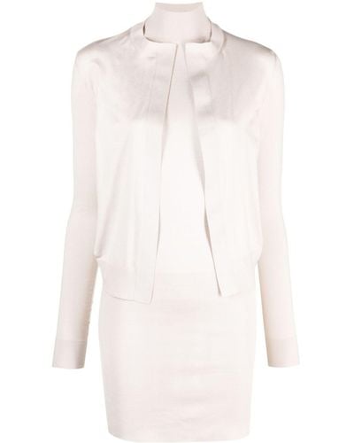 Fendi Open-front Knitted Cardigan - White