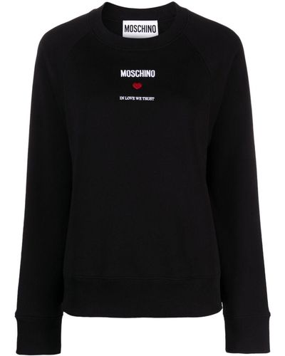 Moschino ロゴ スウェットシャツ - ブラック