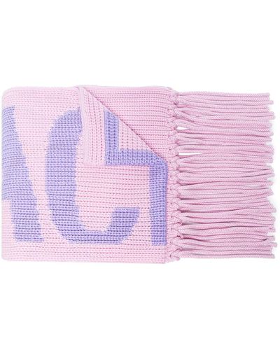 Versace ロゴ スカーフ - ピンク