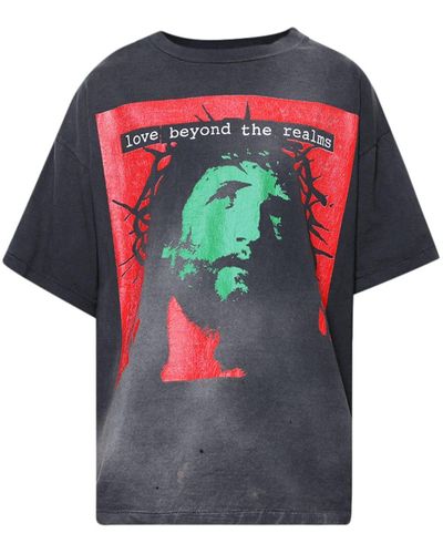 SAINT Mxxxxxx Kk_ss Tee/love Beyond T-shirt - Black
