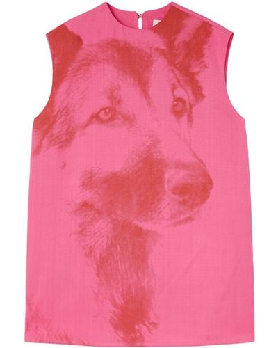 Jil Sander Printed Tank Top - Pink