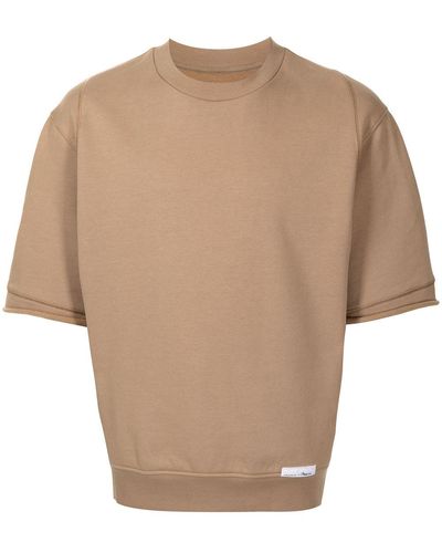 3.1 Phillip Lim Logo Patch Detail T-shirt - Natural