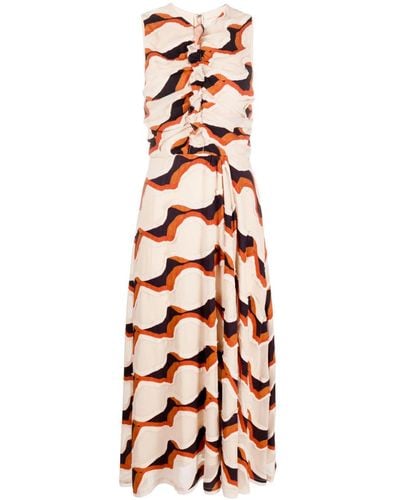 Ulla Johnson Vestido sin mangas con estampado geométrico - Multicolor