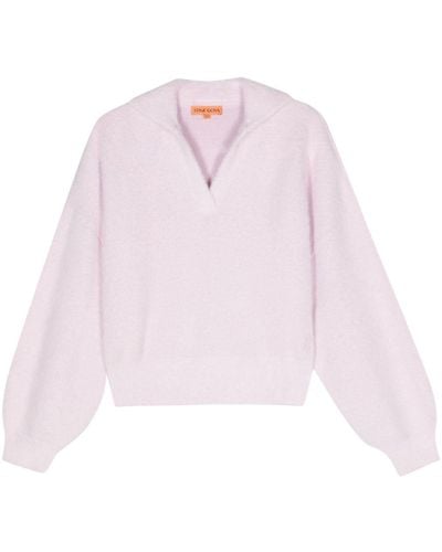 Stine Goya Naia Brushed Ribbed Sweater - Pink
