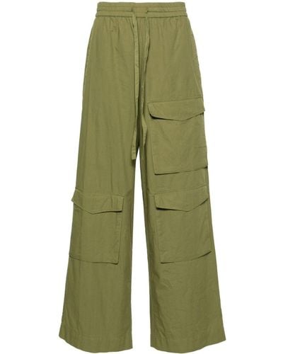 Essentiel Antwerp Fopy wide-leg cargo trousers - Grün