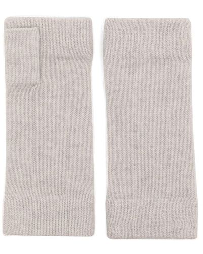 N.Peal Cashmere Handschuhe aus Kaschmir - Weiß