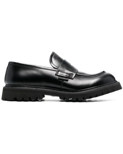 Premiata Penny-slot Leather Loafers - Black