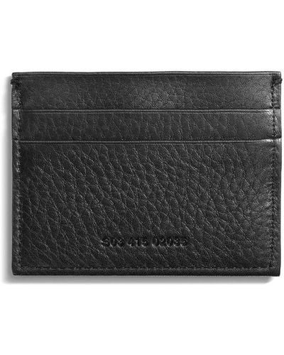 Shinola Grained Leather Wallet - Black